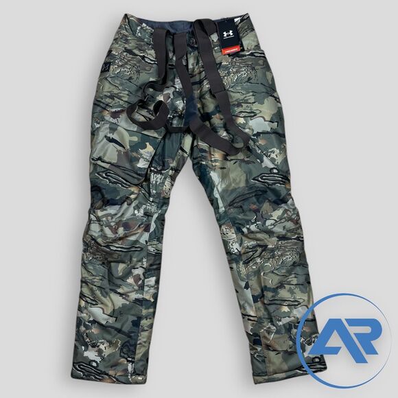 UA Stormproof ColdGear Infrared Deep Freeze Sus Pants Forest Small 1372599-994 - Picture 1 of 6